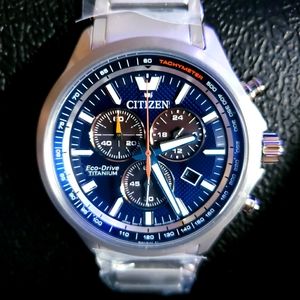 Citizen Eco-Drive Super Titanium chronograph